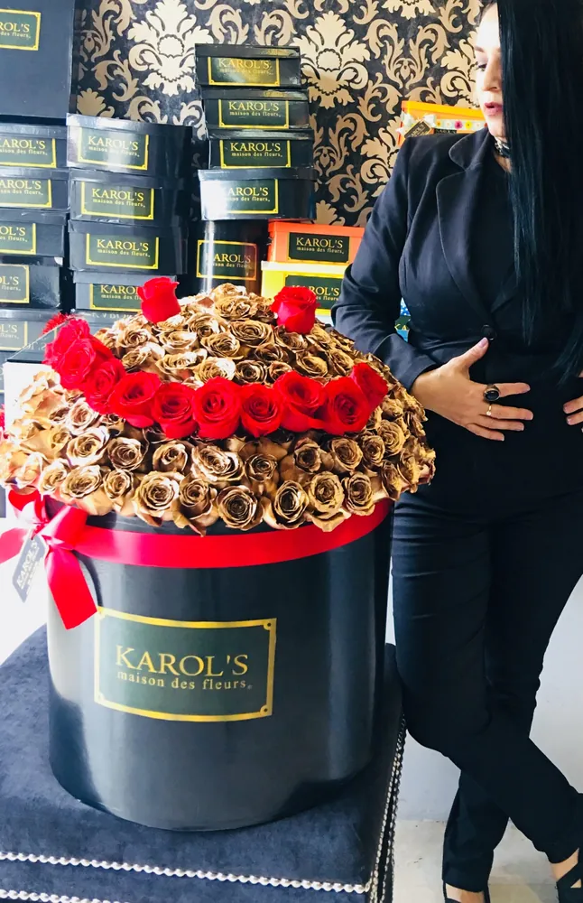 Smile box 300 roses