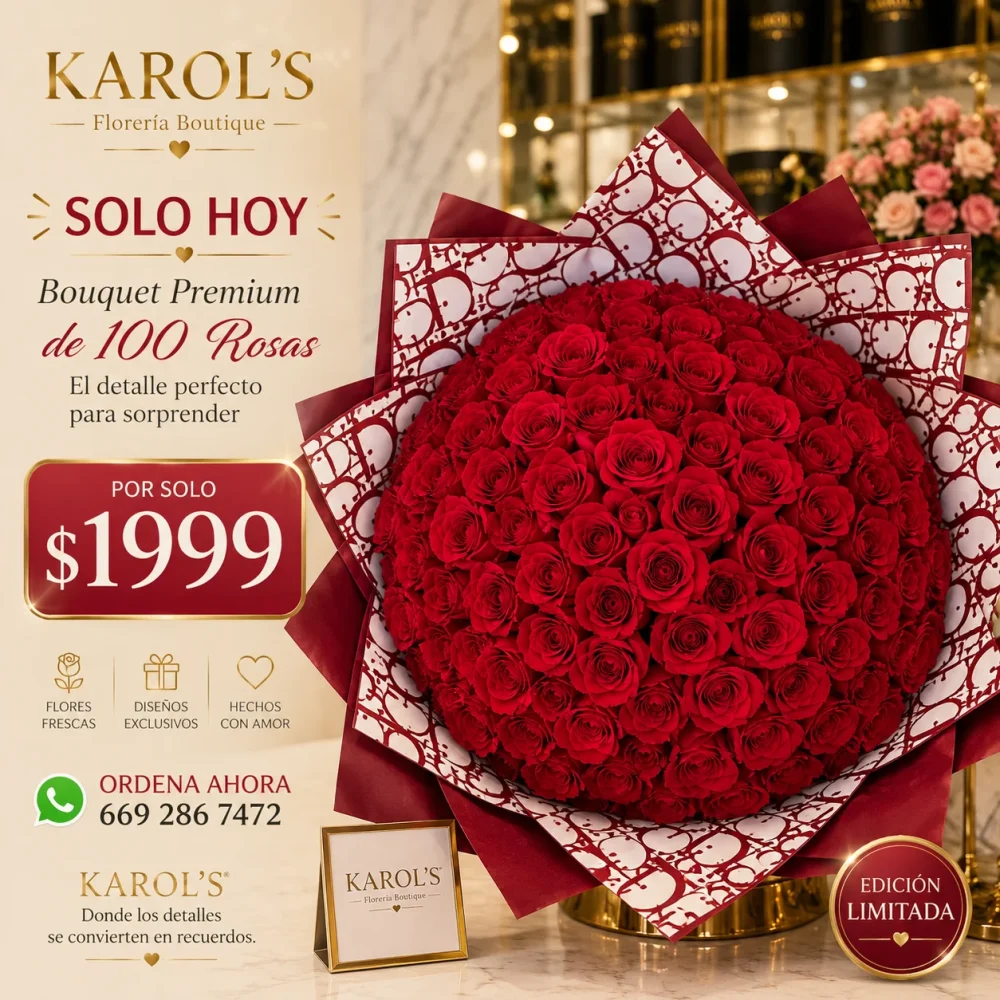 100 rosas rojas 🌹
