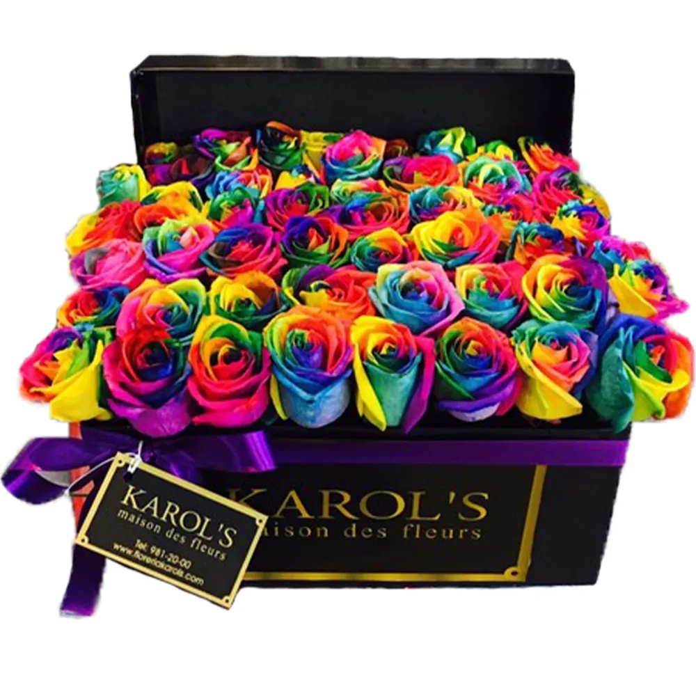 Caja arcoiris 50 rosa