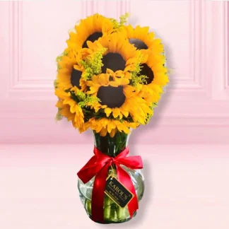 Jarro de girasol
