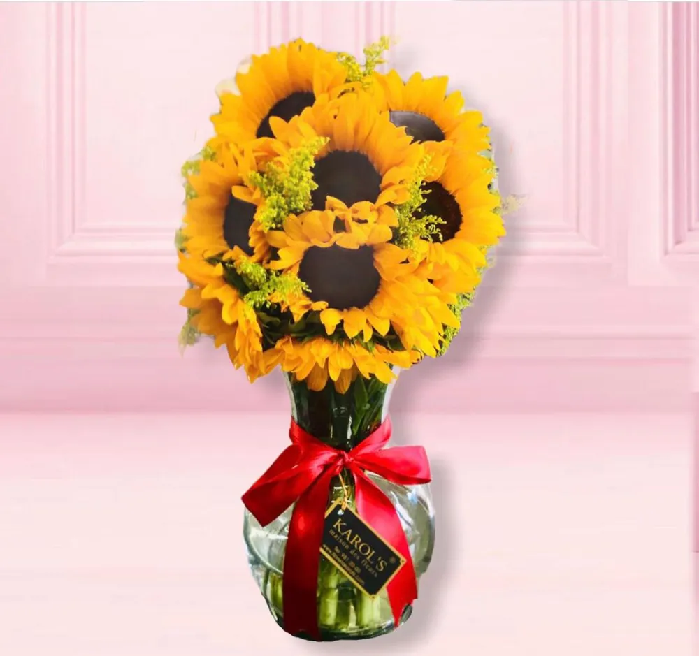 Jarro de girasol