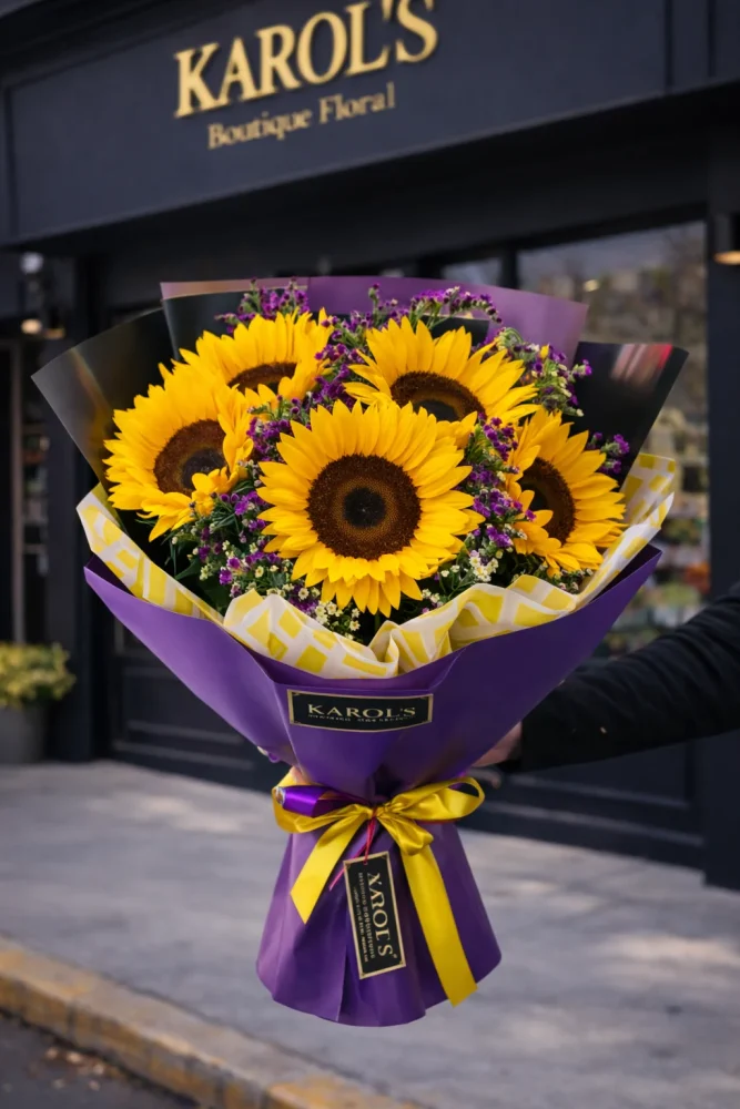 Ramo de 10 girasoles