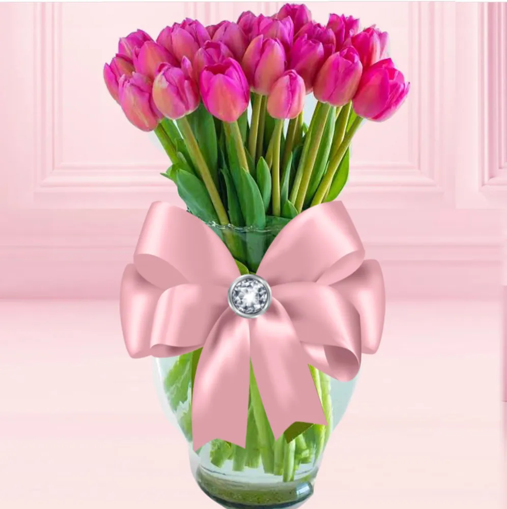 Jarro 20 tulipanes