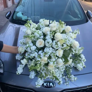 Flowers car
