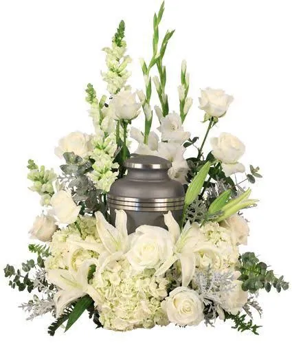 Flores urna de cenizas
