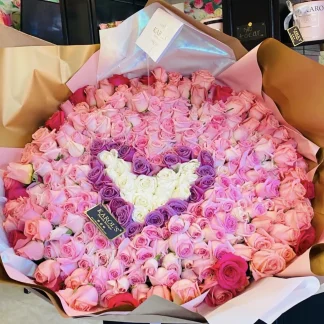 Corazón rosado