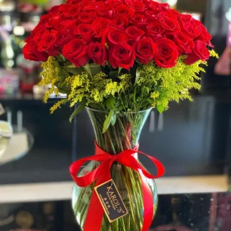 Jarro de 100 rosas
