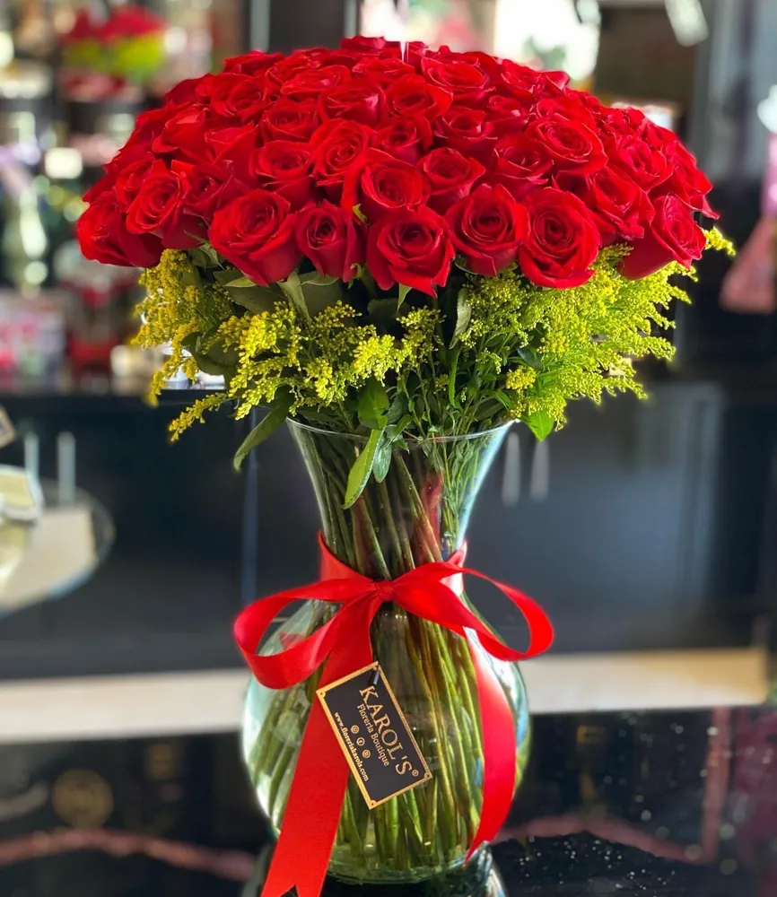 Jarro de 100 rosas