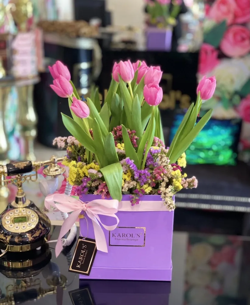 Caja 10 tulipanes 🌷