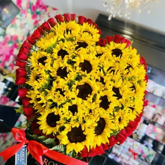 CORAZÓN DE GIRASOLES 🌻