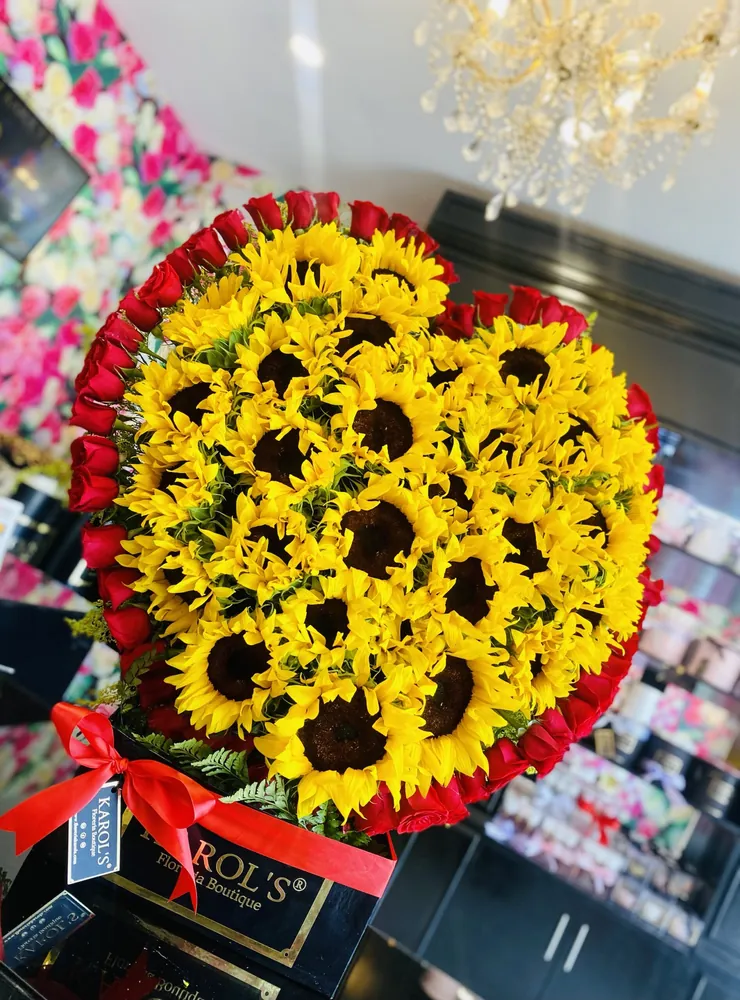 CORAZÓN DE GIRASOLES 🌻