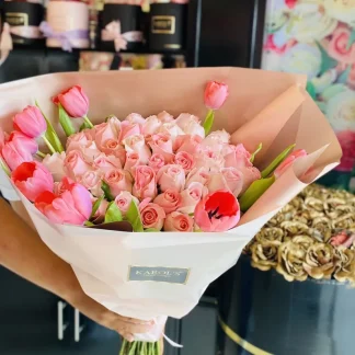 Bouqueth Tulipan rosado