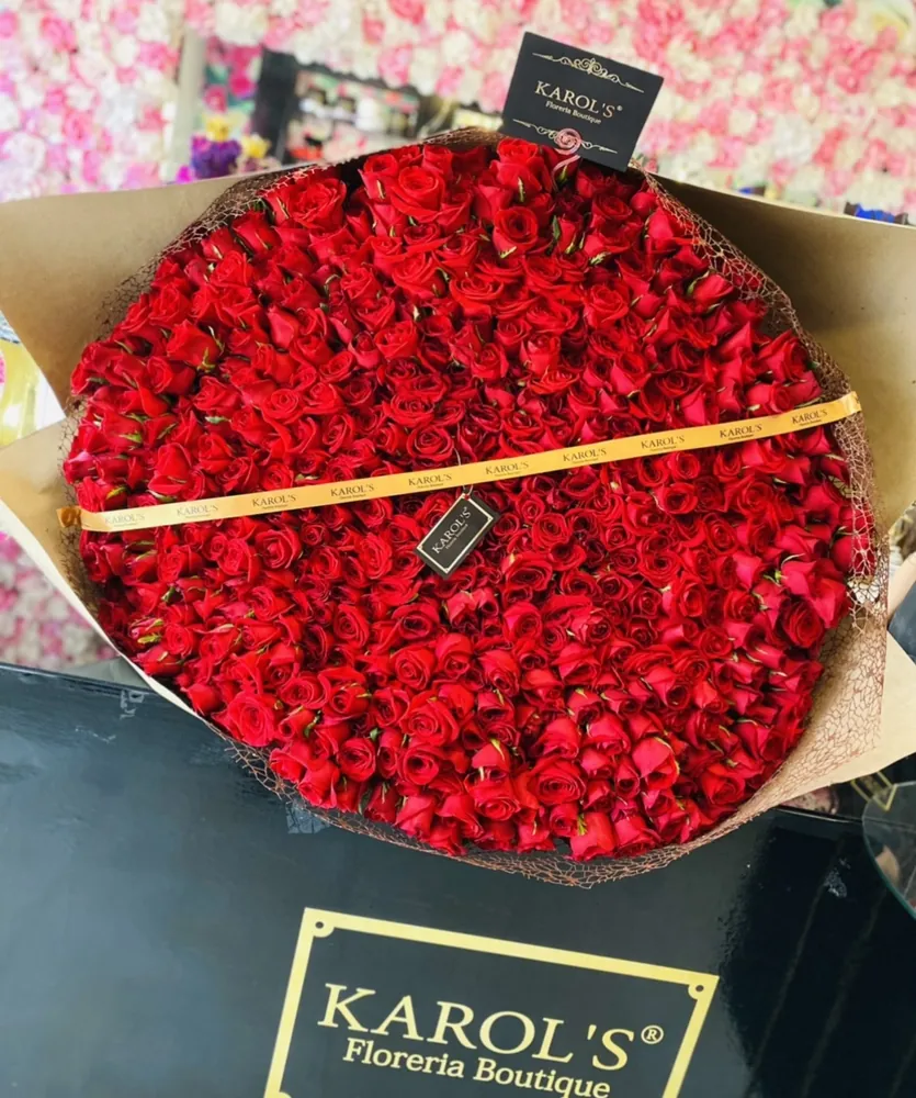Ramo de 500 rosas rojas 🌹