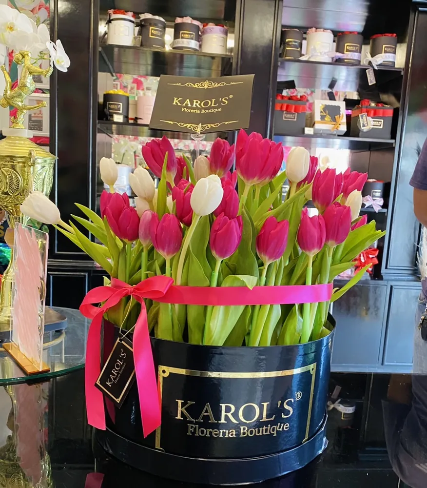 Caja de lujo 50 Tulipanesss 🌷