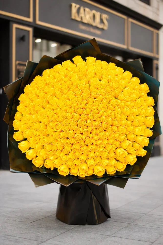 Bouqueth 200 rosas Amarillas