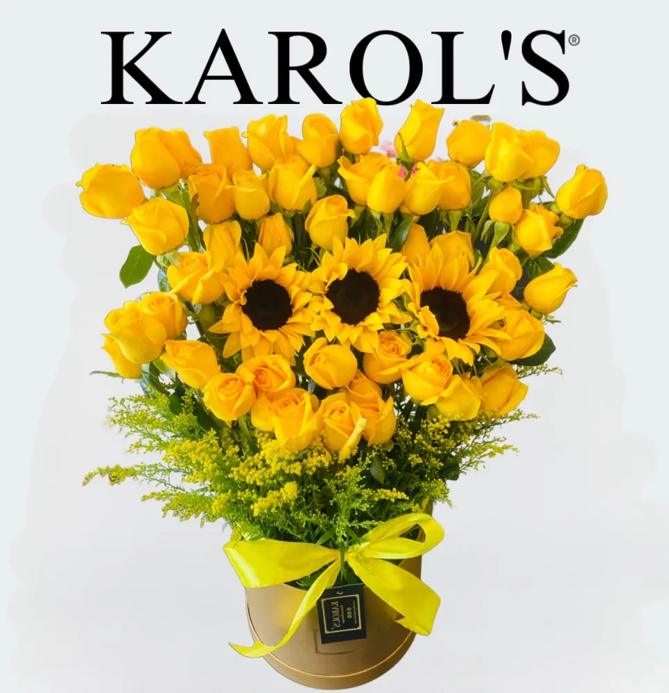 Arreglo girasol enamorado