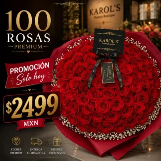 100 rosas rojas