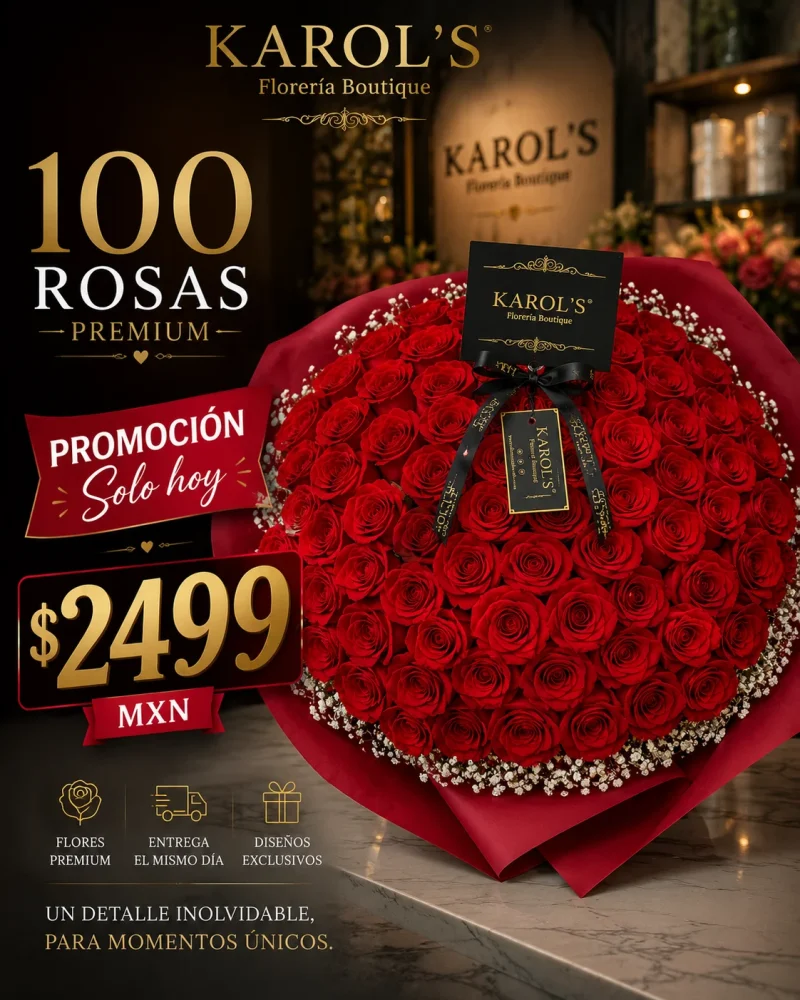 Ramo 100 rosas 🌹