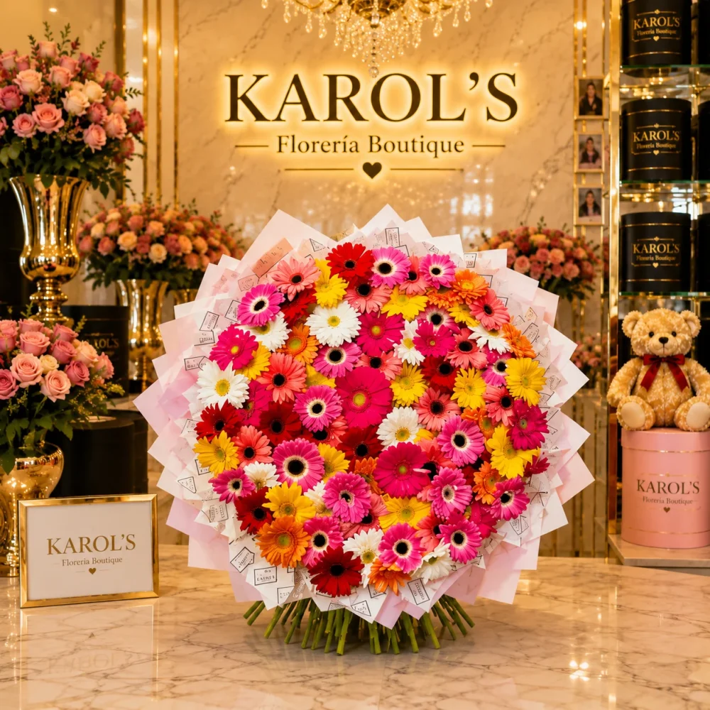 100 GERBERAS
