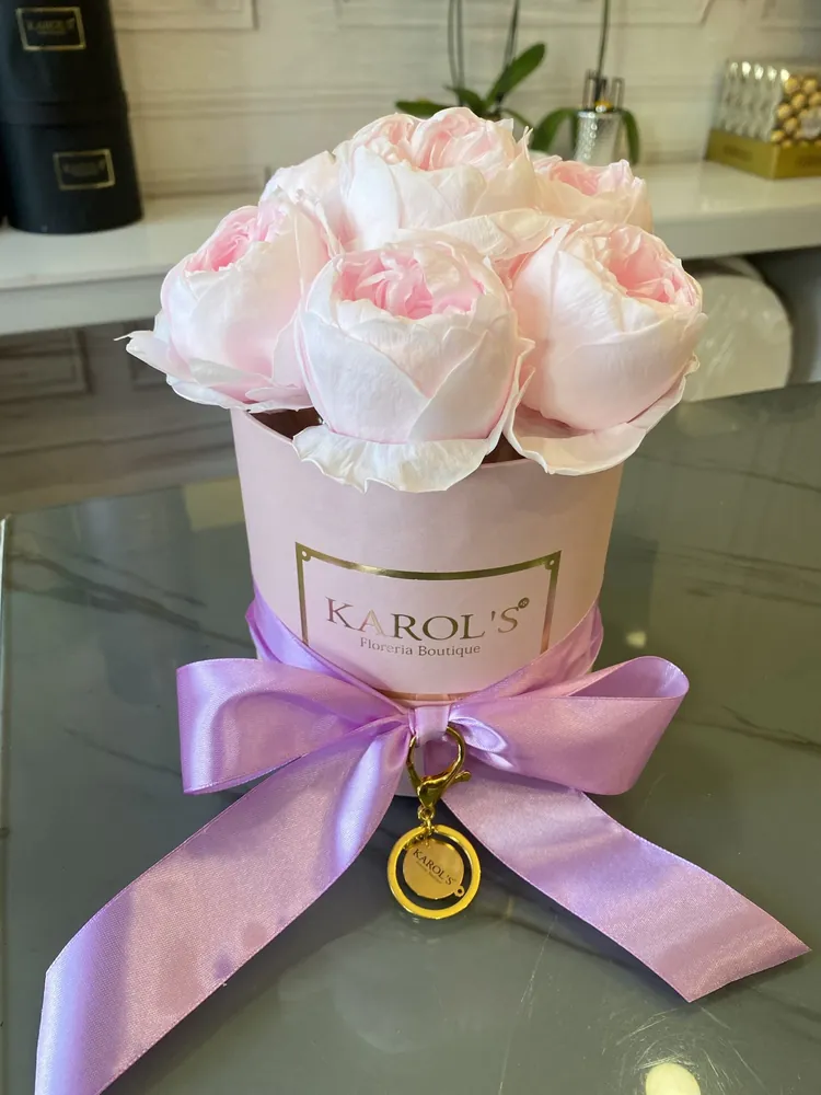 6 Peonias en caja
