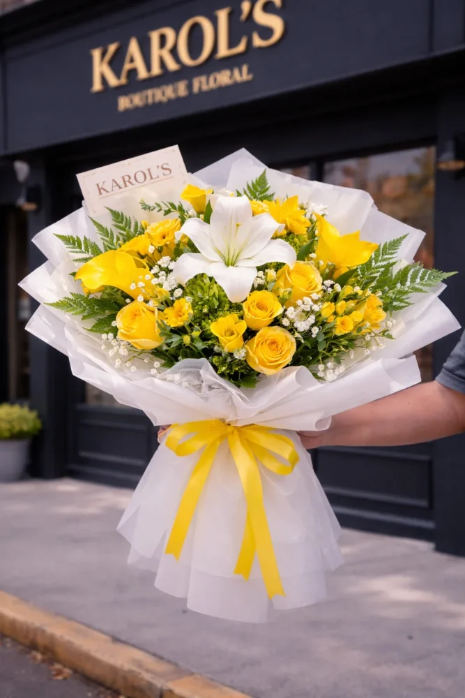 Mix de Lilis y rosas