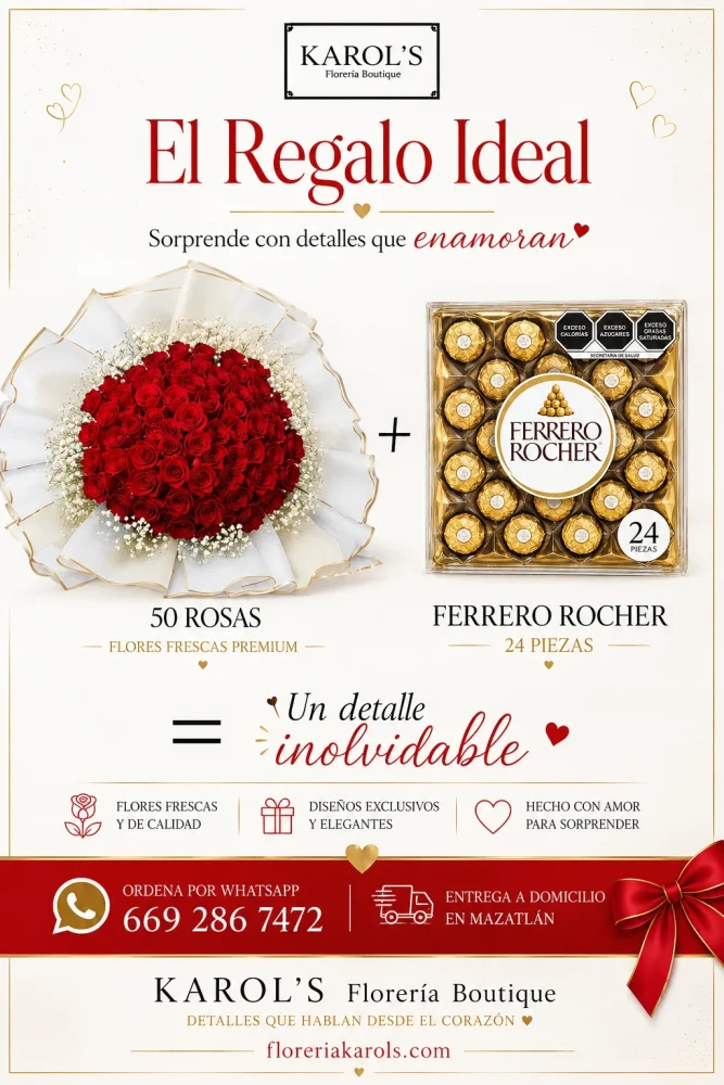 El regalo ideal 🌹🍫