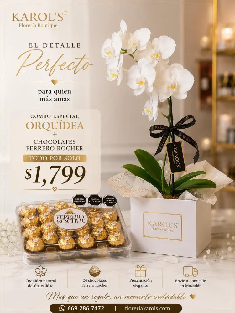 Combo Orquídeas