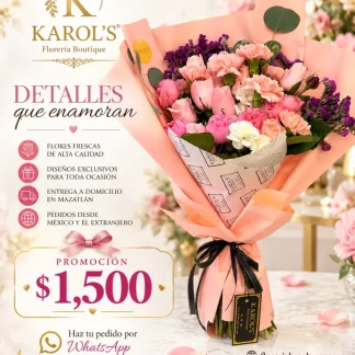 Bouquet salmón
